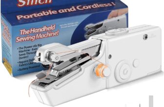 Sewing Machine, Mini Handheld Sewing Machine for Quick Stitching,Suitable for Home,Travel and DIY
