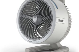 Shark FlexBreeze HydroGo Cordless Fan, Powerful Portable Fan with Misting, Indoor & Outdoor Cooling, Quiet & Durable, Compact & Lightweight, 5 Speed Settings, Dove FA050UKDV