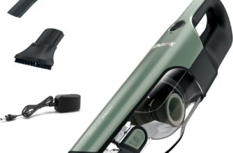 Shark Handheld Cordless Vacuum Cleaner with Crevice Tool and Scrubbing Brush, 65W, 0.45 liters, 10 Minute Run-Time, Washable Filter, Teal, CH901UK