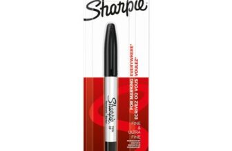 Sharpie Twin Tip Permanent Marker Black Fine and Ultra-Fine