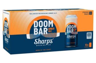 Sharps Brewery Doom Bar Amber Ale 10 x 440 ml (cans) ABV 4.3% £8.50 Max S&S