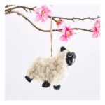 Sheep Felt Hanging Decoration