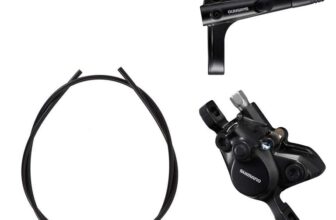 Shimano MTB BR-MT200 / BL-MT200 Bled Brake Lever/Post Mount Calliper, Black, Rear Left