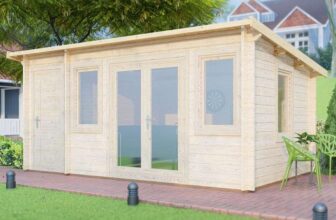 Shire Rydal 44mm Log Cabin 17 x 10ft (5.1 x 3m)