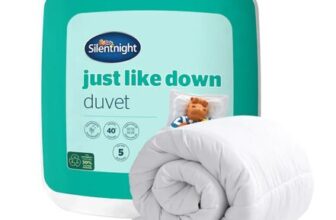 Silentnight Just like down 10.5 All Seasons Duvet White
