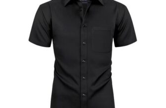 Siliteelon Mens Shirts Short Sleeve Shirt