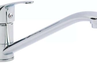 Single Lever Mono Mixer Kitchen Tap Chrome (Free C&C)