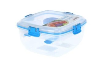 Sistema Salad to Go Lunch Box with Compartments, 1.1L, BPA-Free