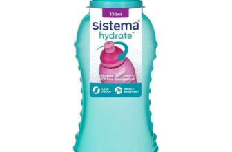 Sistema Twist n Sip Squeeze Kids Water Bottle Leakproof Water Bottle 330 ml