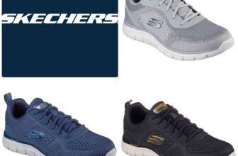 Skechers Mens Track Memory Foam Trainers (3 Colours / Sizes 7-12) – With Code