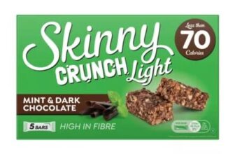 Skinny Crunch Crunch Light Mint 5 X 19g