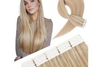 Sleekalon Invisible Tape-in Hair Extensions, Remy, 20 Pieces, 16 Inch