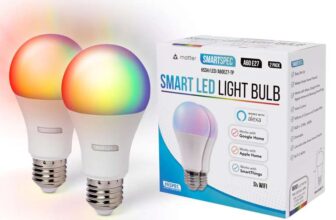 Smart Bulb 2 Pack, Smart WiFi LED Light. Works with Amazon Alexa, Google Home, Apple Home. Colour Changeable. Multicolour Smart Light