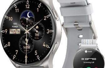 Smart Watch for Men Women,Answer/Make Call, 1.43 AMOLED Always-on Display Smartwatch,IP68 Waterproof Fitness Tracker with 100 Sports/Heart Rate/Sleep Monitor/ SpO2,Large Batter/Fast Charging/2Straps