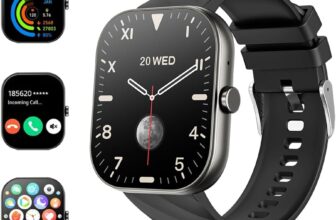 Smart Watches for Men Women 2.01 inches 51mm full HD Smartwatch 100 Sport Modes Step Counter Heart Rate/Sleep Monitor IP68 Answer/Make Call Health Fitness tracker Smart Watch for iPhone/Samsung