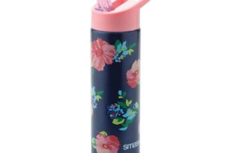 Smash Stainless Water Bottle with Flip Lid, Rose 750ml