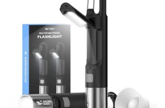 Smiling Shark G2 Rechargeable Torch, 2-Pack Zoomable LED Flashlights