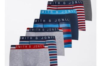 Smith and Jones Mens Mixson Seven Pack Boxer Shorts