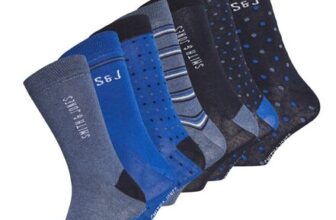 Smith and Jones Mens Riani Seven Pack Socks Multi