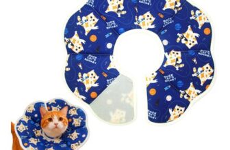 Soft Adjustable Recovery Cone for Cats Kittens Puppies