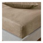 Soft & Cosy 100% Brushed Cotton Fitted Sheet – Pebble – Single