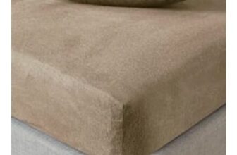 Soft & Cosy 100% Brushed Cotton Fitted Sheet – Pebble – Single