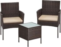 Songmics PE Rattan 3 Piece Garden Furniture Set – Sold & Dispatched by Songmics Home UK