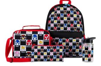Sonic Hedgehog 4-Piece Backpack Set