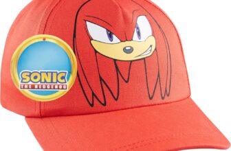 Sonic The Hedgehog Cap for Boys Peaked Baseball Cap Sun Hat Knuckles Shadow Sports Holiday Essentials Gamer Gifts for Boys
