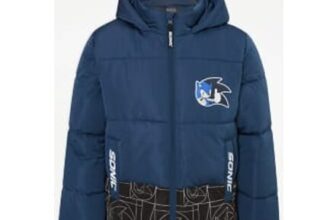 Sonic the Hedgehog Navy Padded Jacket