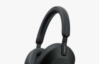 Sony WH-1000XM5 Black Noise Cancelling Wireless Bluetooth High Resolution Audio Over-Ear Headphones with Mic/Remote – 2 Year Guarantee