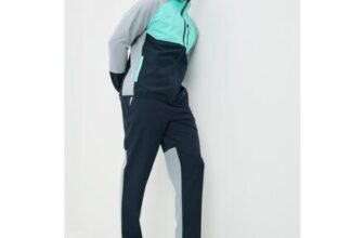 Souluxe Navy Woven Panel Co Ord Jogging Bottoms Grey