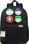 South Park Backpack for Boys Teens Travel Rucksack Gym Mens Work Bag Stan Kenny Eric Daypack for University School Funny Gifts