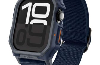 Spigen Lite Fit Pro Case with Strap Band Compatible with Apple Watch Series 11/10 46mm (2025/2024) Sold by Spigen EU / FBA