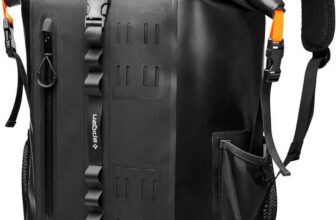 Spigen Waterproof Backpack IPX6 35L, Roll Top, Multi-Compartment Ventilated Back – Sold by Spigen EU / FBA