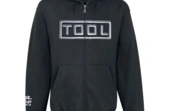 Spiral Eye Hoodie Jacket Black by Tool