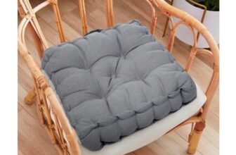 Square Chair Cushion with Handle – Dark Grey