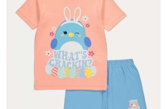Squishmallows Kids Easter Short Pyjamas – Free C&C