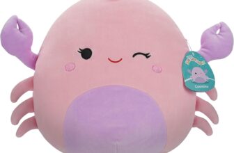 Squishmallows Original 12-Inch Cosmina the Winking Pink Crab Collectable Cute Plush Toy, Cuddly Toys for Children, Soft Toys, Cute Teddies Suitable for Girls and Boys Ages 3
