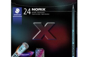 Staedtler NORIX Colouring Pencils, 24 Assorted Colours