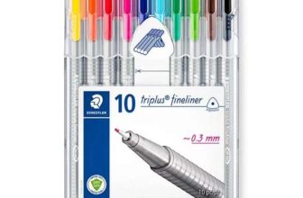 Staedtler Triplus Fineliners, Pack of 10 Free C&C