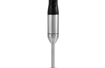 Stainless Steel Black and Silver Hand Blender