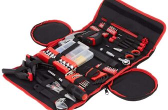 Stalwart Household Hand Tools, 86 Piece Tool Set with Roll-Up Bag by, (Hammer, Wrench Set, Screwdriver Set, Pliers) – Great for The Home