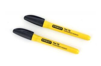 Stanley Black Fine Tip Permanent Markers (2)