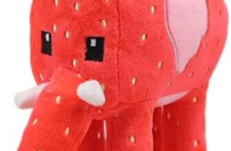 Steal a Brainrot Plush Italian Brainrot Figures Toy Soft Brainrot Plush Toy for Game Fans Tralalero Shark Plush Funny Toy Collectible Plushie Stuffed Animal Doll Gifts for Kids Adults (Strawberry)