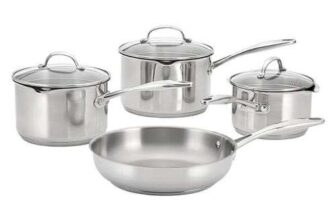 Stellar 7000 Profile 4 Piece Draining Cookware Set