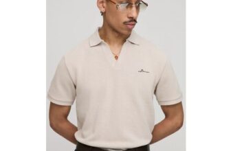 Stone Slim Fit Embroidered Polo