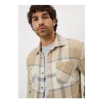Stone Textured Check Jacket