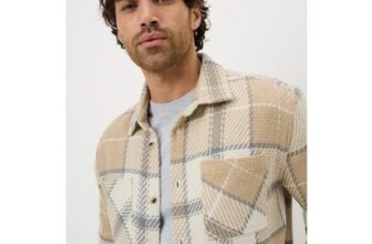 Stone Textured Check Jacket