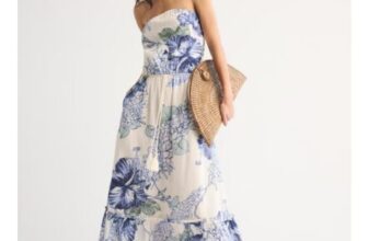 Strapless Easy Waist Maxi Dress